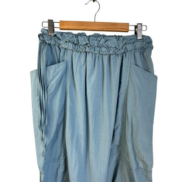 Current Air Blue Y2k Skirt Size Medium Parachute Cargo Midi Whimsigoth Fairycore - Picture 5 of 11